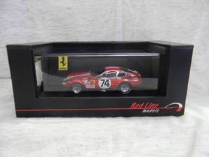 RED LINE MODELS RLO78 143 SCALE FERRARI 365 GTB4 n74 6TH LM1972 - IN BOX - AWESOME - GREAT PIECE - SEE PICTURES