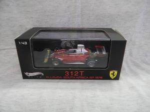 HOTWHEELS ELITE 143 SCALE FERRARI 312T SOUTH AFRICA GP 1976 - IN BOX - AWESOME - GREAT PIECE - SEE PICTURES