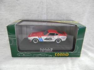 EBBRO MODEL CAR 143 SCALE NISSAN FAIRLADY 240 Z BRE RACIND - IN BOX - AWESOME - GREAT PIECE - SEE PICTURES
