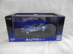 AUTO ART MODELS CAR 51051 143 SCALE 1957 CORVETTE SS #1 - IN BOX - AWESOME - GREAT PIECE - SEE PICTURES