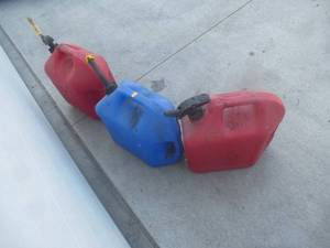 Gas Cans x 3