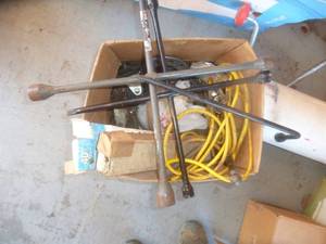 Box- Tire Bars, Mower Blades, Cord