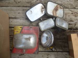 Antique Car Mirrors in Box
