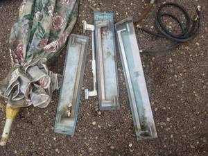 Antique Ash Can & Towel Bars