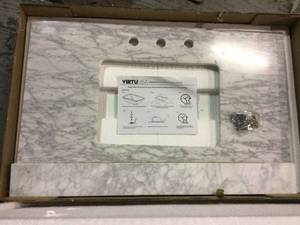 lot 8 image: 36 in. Carrara White Counter  Top  by Virtu USA