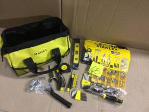 lot 65 image: Homeowners Tool Set (38-Piece) with Bag by Stanley