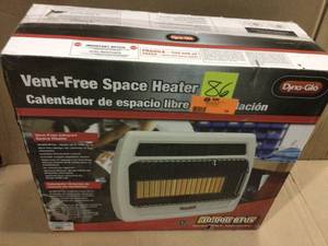 lot 86 image: 30,000 BTU Vent Free Infrared Natural Gas Thermostatic Wall Heater by Dyna-Glo