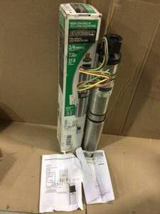 lot 91 image: 34 HP Submersible 3-Wire Motor 10 GPM Deep Well Potable Water Pump by Everbilt