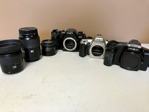 Vintage - Minolta Camera Bodies  Lenses