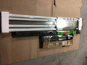 lot 8 image: MIX LOT 72 in. x 81 in. Brisa White Standard Double Retractable Screen Door Kit  & MISC  Various conditions various models