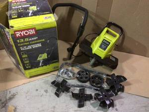 lot 11 image: 16 in. 13.5 Amp Corded Cultivator by RYOBI &nbspCustomer Returns See Pictures