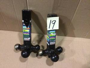 lot 19 image: Up to 10,000 lb. 1-78 in., 2 in, and 2-516 in. Ball Diameters Class III TriBall Adjustable Trailer Hitch Ball Mount by TowSmart &nbspCustomer Returns See Pictures