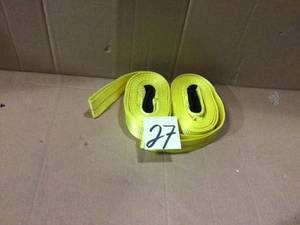 lot 27 image: 2 in. x 20 ft. x 10,000 lbs. Vehicle Recovery Tow Strap (2-Pack) by Max Load &nbspCustomer Returns See Pictures