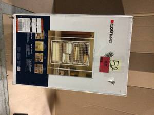 lot 52 image: 18 in. x 30 in. Drawer Kit with 4 Wire Basket by ClosetMaid &nbspCustomer Returns See Pictures