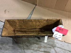 lot 62 image: 24 in. Devon WindowDeck Planter with AquaSav Coconut Liner &nbspCustomer Returns See Pictures