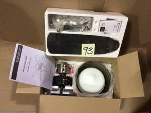 lot 93 image: Kennesaw 42 in. Indoor Brushed Nickel Ceiling Fan with Light &nbspCustomer Returns See Pictures