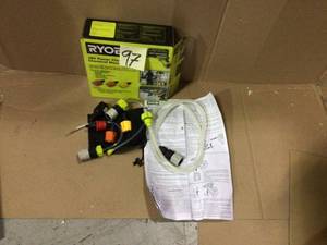 lot 97 image: EZClean Power Cleaner Chemical Nozzle Kit by RYOBI &nbspCustomer Returns See Pictures