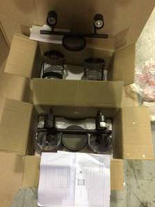 lot 98 image: Cozy 2-Light Oil Rubbed Bronze Bathroom Vanity Light by Kenroy Home &nbspCustomer Returns See Picture