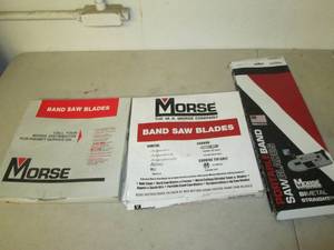 lot 38 image: blades band saw and portable ...
