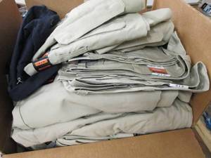 lot 68 image: Large box of wranglers mens and wom...