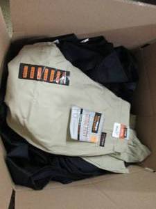 lot 70 image: Large box of wranglers mens and wom...