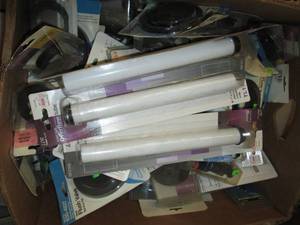 lot 80 image: box of overflow tubes, slush valve ...