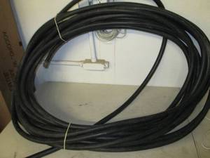 lot 130 image: black garden hose looks like 25ft ...