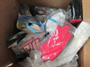 lot 131 image: box of nuts, bolts, washers , and l...