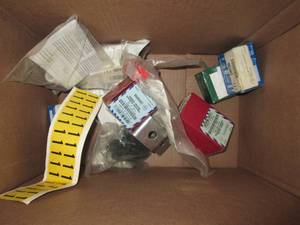 lot 133 image: box of nuts, bolts, washer and lots...