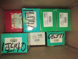 lot 148 image: box of nuts, bolts, washers , and l...