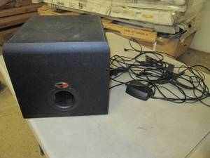 lot 153 image: klipsch promedia 2.1 subwoofer and ...