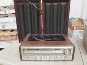 lot 163 image: vintage pioneer stereo reciever wit...