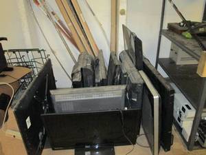 lot 188 image: 11 tvs all power on ...