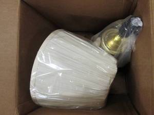 lot 196 image: floor lamp, table lamp and a touch ...