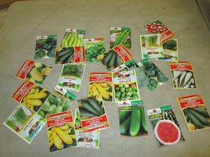 lot 198 image: lot of 25 vegetable seeds ...