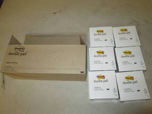 lot 213 image: post it doodle pad 6 packs 4500-dp-...