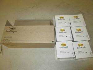 lot 214 image: post it doodle pad 6 packs 4500-dp-...