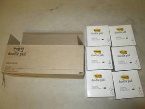 lot 215 image: post it doodle pad 6 packs 4500-dp-...