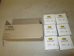 lot 216 image: post it doodle pad 6 packs 4500-dp-...