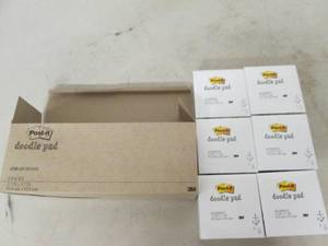 lot 219 image: post it doodle pad 6 packs 4500-dp-...