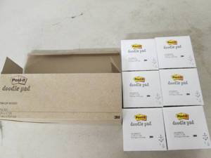 lot 221 image: post it doodle pad 6 packs 4500-dp-...