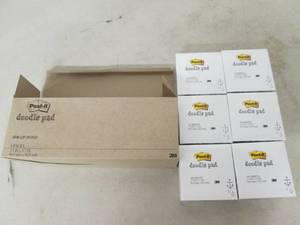 lot 223 image: post it doodle pad 6 packs 4500-dp-...