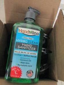 lot 231 image: HANDVANA HYDROCLEAN HANDSANITIZER 6...