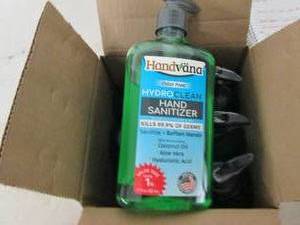 lot 233 image: HANDVANA HYDROCLEAN HANDSANITIZER 6...