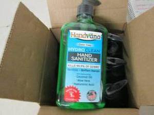 lot 239 image: HANDVANA HYDROCLEAN HANDSANITIZER 6...