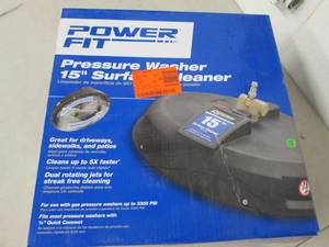 lot 249 image: power fit preassure washer 15 inch ...