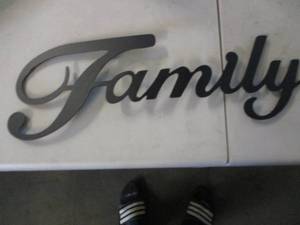 Metal Family Sign...
