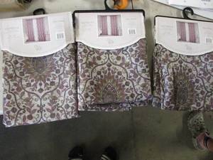 3 One Panel Marianna Curtains 54 x ...