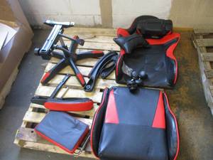 Black and Red Gaming Chair - parts ...