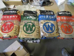4 Bags of Western BBQ Smoking Chips...